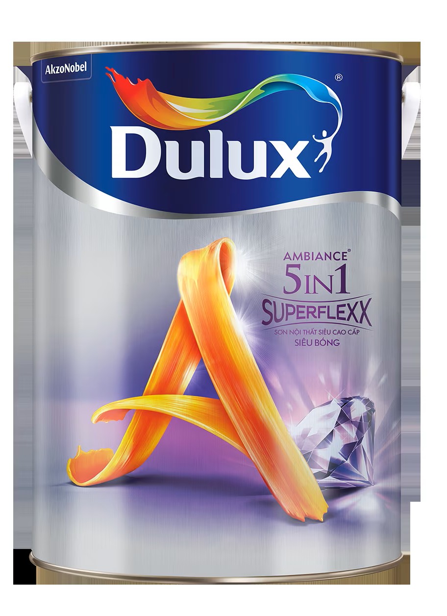 Sơn Nội Thất Dulux Ambiance 5in1 Superflexx Siêu Bóng-Z611