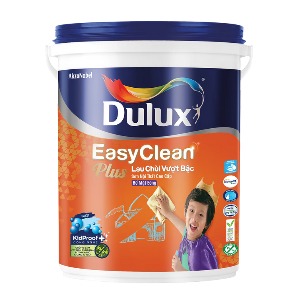Dulux EasyClean – Lau chùi vượt trội. Dulux EasyClean – Lau chùi vượt trội.