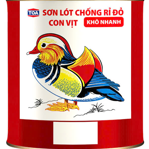 Sơn chống rỉ đỏ con vịt Toa Sơn chống rỉ đỏ con vịt Toa