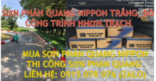 Sơn Kẻ Vạch Đường Nippon Trắng 5L Chính Hãng