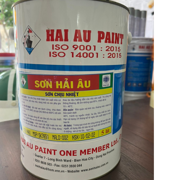 Sơn chịu nhiệt 600 độ nhũ bạc Hải Âu SK6.950 1 Sơn chịu nhiệt 600 độ nhũ bạc Hải Âu SK6.950 1