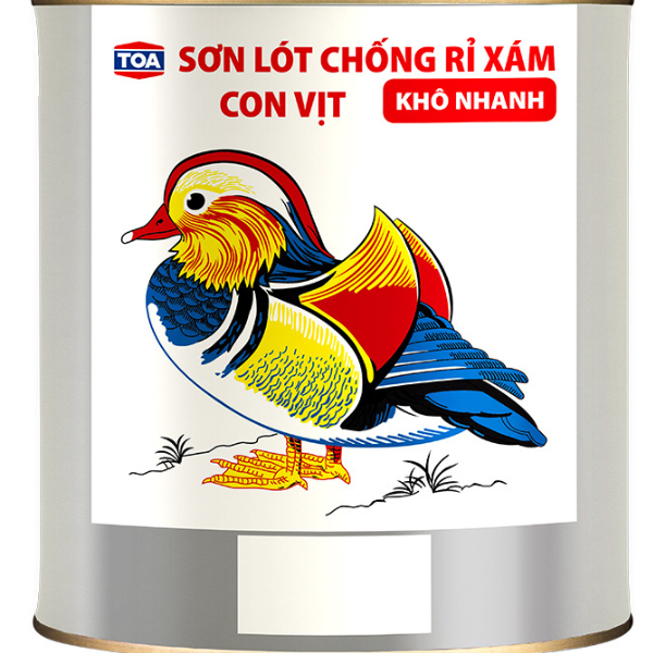 Sơn chống rỉ xám con vịt Toa Sơn chống rỉ xám con vịt Toa