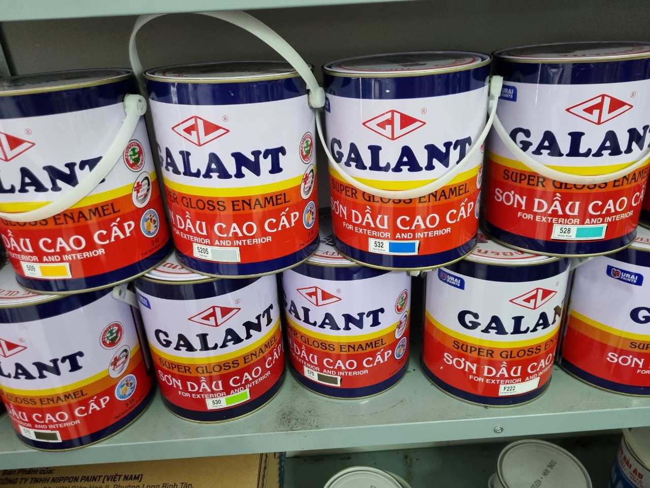 Mua sơn dầu Galant màu xanh dương đậm 577 3 lít Mua sơn dầu Galant màu xanh dương đậm 577 3 lít