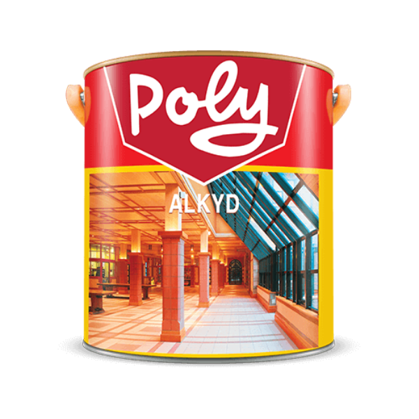 Sơn dầu Poly 3 lít cho sắt thép bền màu vượt trội Sơn dầu Poly 3 lít cho sắt thép bền màu vượt trội