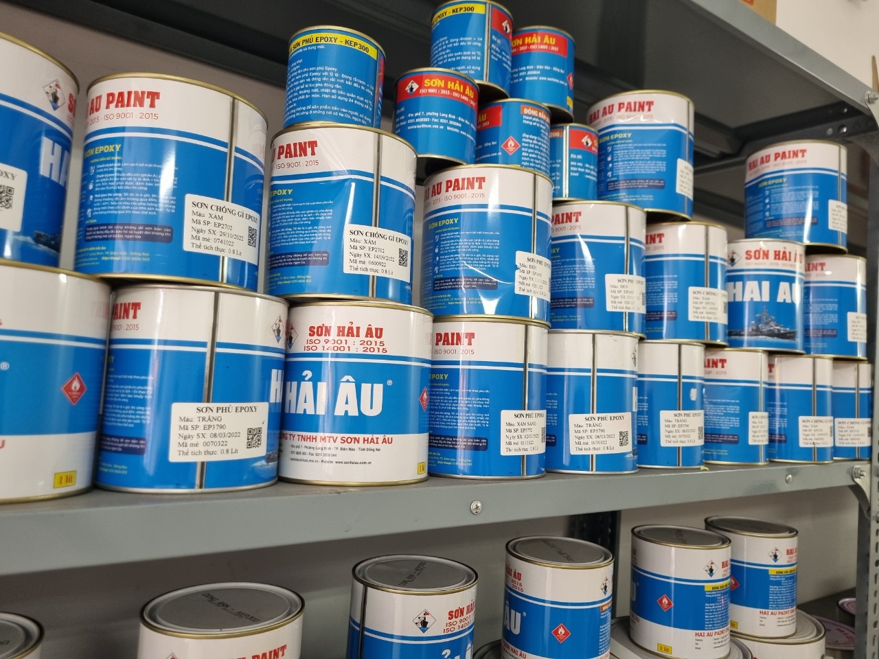 Mua sơn Epoxy Hải Âu màu xám EP3761 tại HCM Mua sơn Epoxy Hải Âu màu xám EP3761 tại HCM