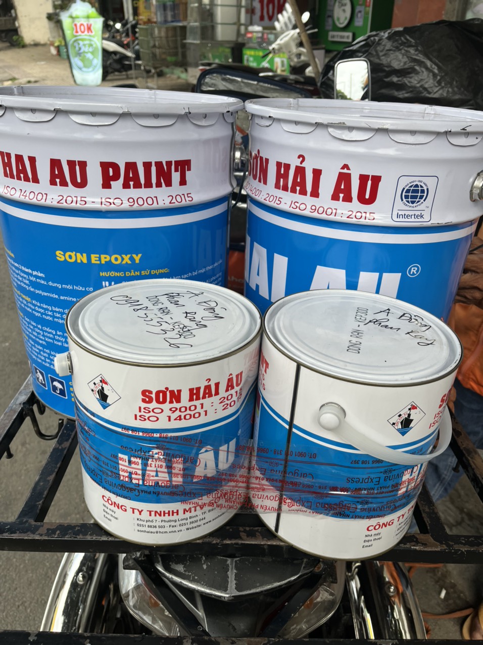 Mua sơn lót chống rỉ hai thành phần Hải Âu màu xám Mua sơn lót chống rỉ hai thành phần Hải Âu màu xám