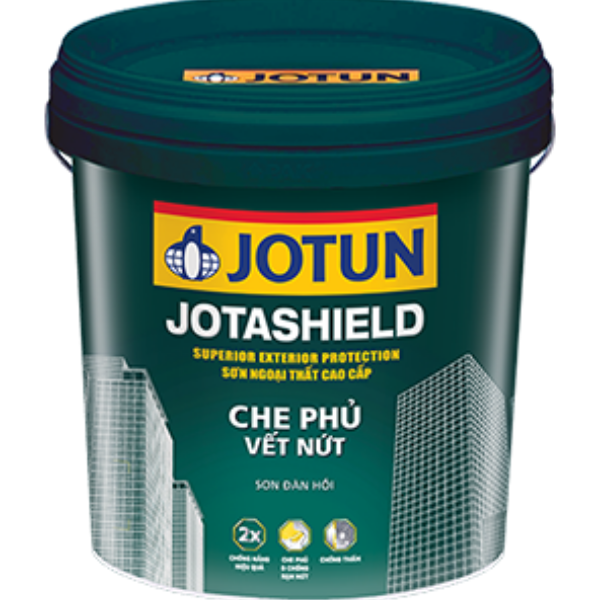 Sơn ngoại thất Jotun Jotashield che phủ vết nứt