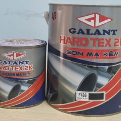 Sơn mạ kẽm Galant Hard tex 2K màu xanh jade 418 Sơn mạ kẽm Galant Hard tex 2K màu xanh jade 418