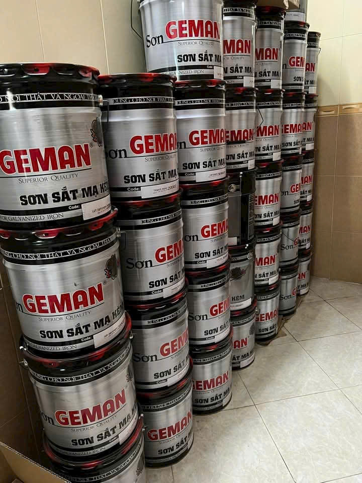 Top sơn dầu German cho tôn mạ kẽm chất lượng Top sơn dầu German cho tôn mạ kẽm chất lượng