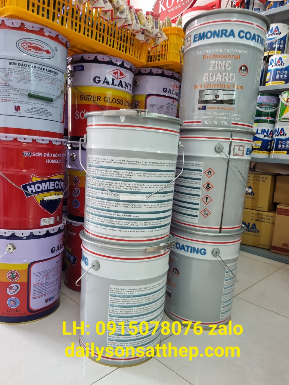 Mua sơn mạ kẽm lạnh ZG400 chính hãng tại HCM Mua sơn mạ kẽm lạnh ZG400 chính hãng tại HCM
