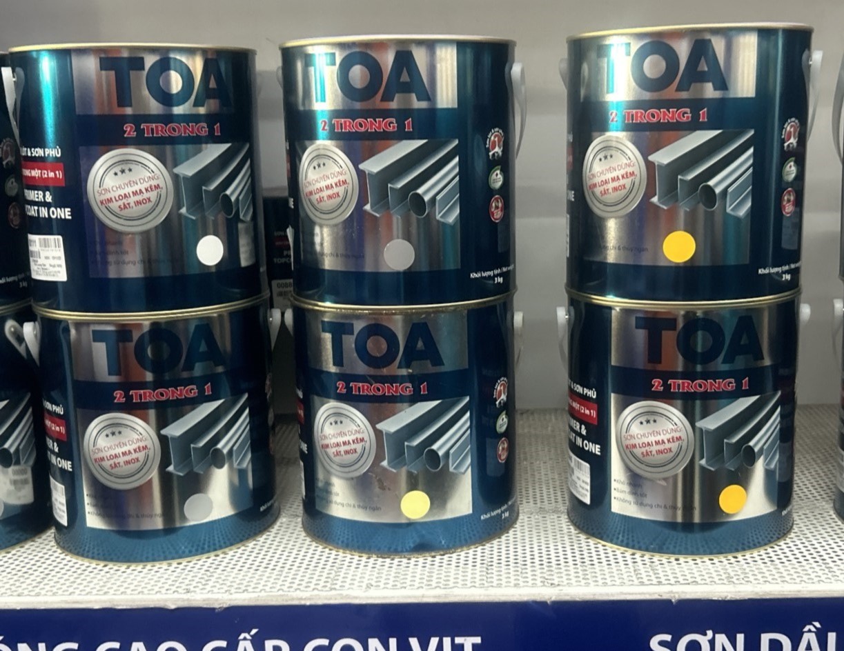 Mua sơn sắt mạ kẽm Toa 2 in1 giá rẻ ở HCM