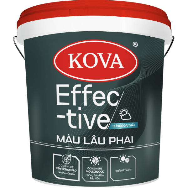 Sơn Ngoại Thất KOVA Effective Màu Lâu Phai