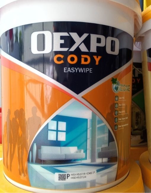 Sơn nội thất Oexpo Cody easywipe Sơn nội thất Oexpo Cody easywipe