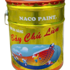 Sơn sắt mạ kẽm Naco màu đỏ AC210 3L, 18L