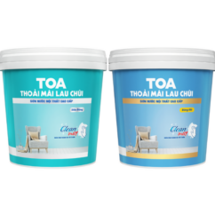 Sơn nước nội thất cao cấp Toa Thoải Mái Lau chùi Sơn nước nội thất cao cấp Toa Thoải Mái Lau chùi