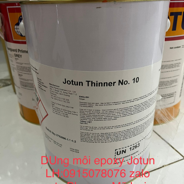 Dung môi pha sơn phủ Epoxy Jotun thinner No.10 Dung môi pha sơn phủ Epoxy Jotun thinner No.10