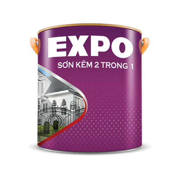 Bảng Màu Sơn Sắt Mạ Kẽm Expo 2 Trong 1