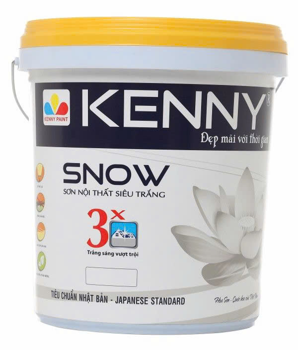 Sơn Nội Thất Siêu Trắng Kenny Snow