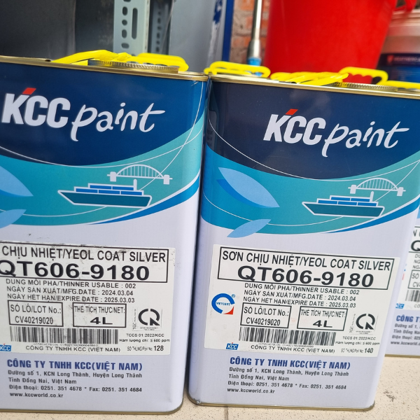 Giá Rẻ Đại Lý Sơn KCC Chịu Nhiệt 200 Độ Giá Rẻ Đại Lý Sơn KCC Chịu Nhiệt 200 Độ