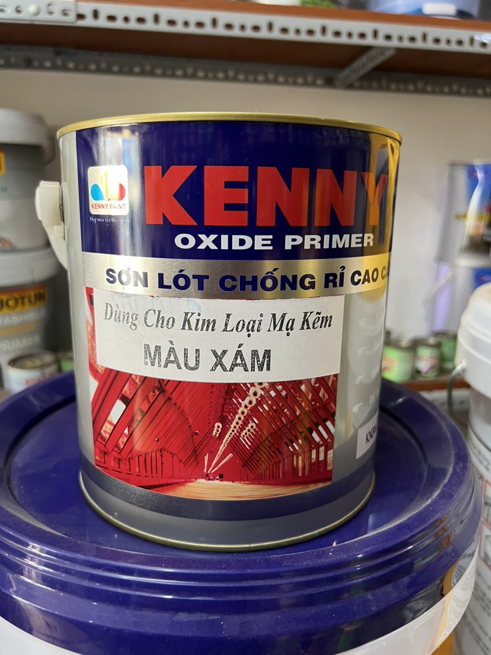 Đại lý sơn lót mạ kẽm xám Kenny uy tín Đại lý sơn lót mạ kẽm xám Kenny uy tín
