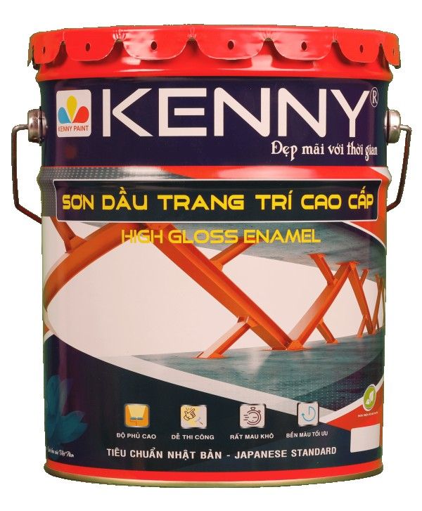 Sơn dầu trang trí High Gloss Enamel Kenny
