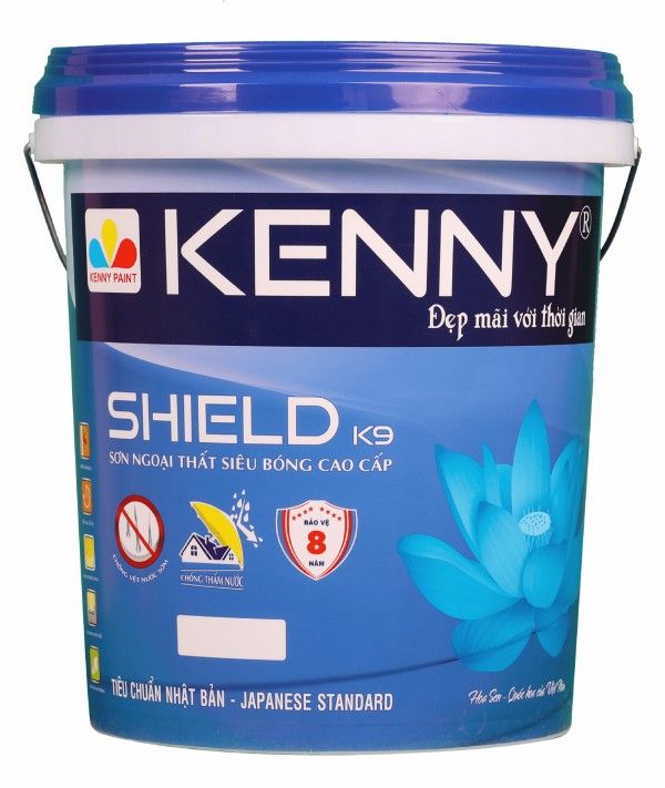Sơn ngoại thất siêu bóng Kenny Shield K9