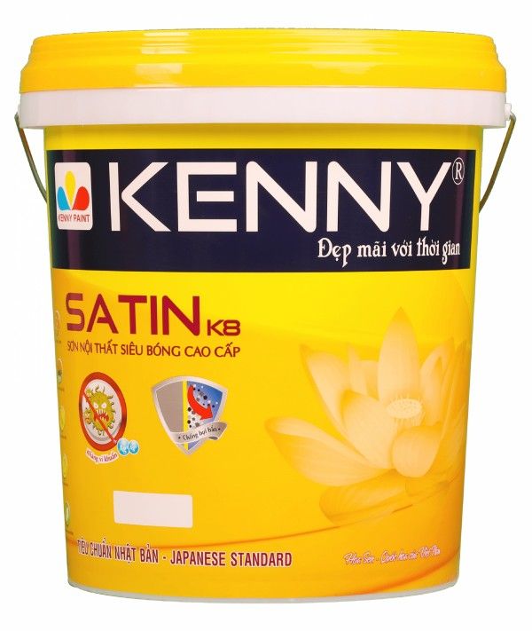 Sơn nước nội thất Kenny siêu bóng Satin K8