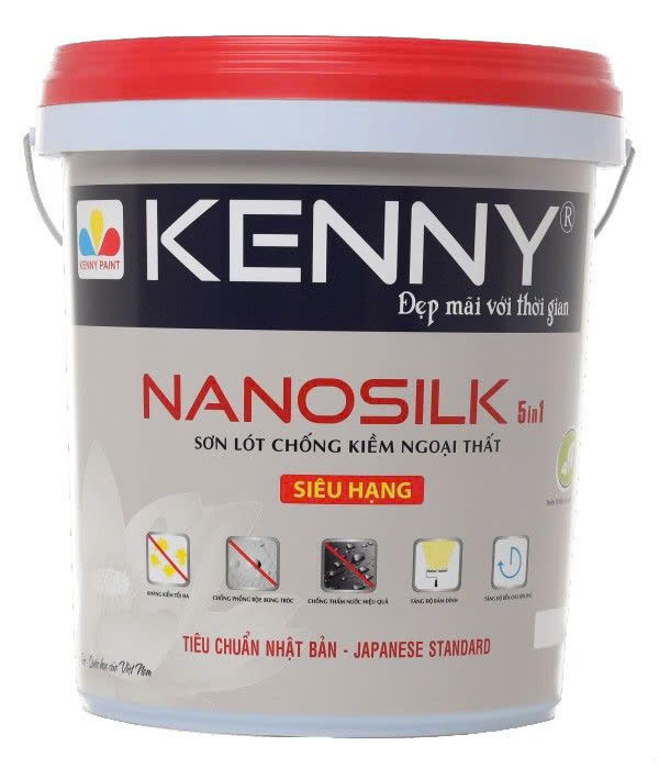 Sơn Lót Ngoại Thất KENNY NANOSILK 5IN1 Siêu Hạng