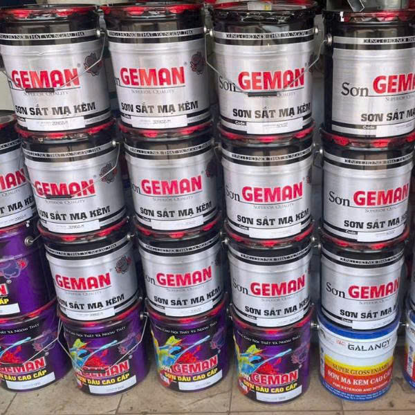 Sơn sắt mạ kẽm German bền lâu, mua ngay Sơn sắt mạ kẽm German bền lâu, mua ngay