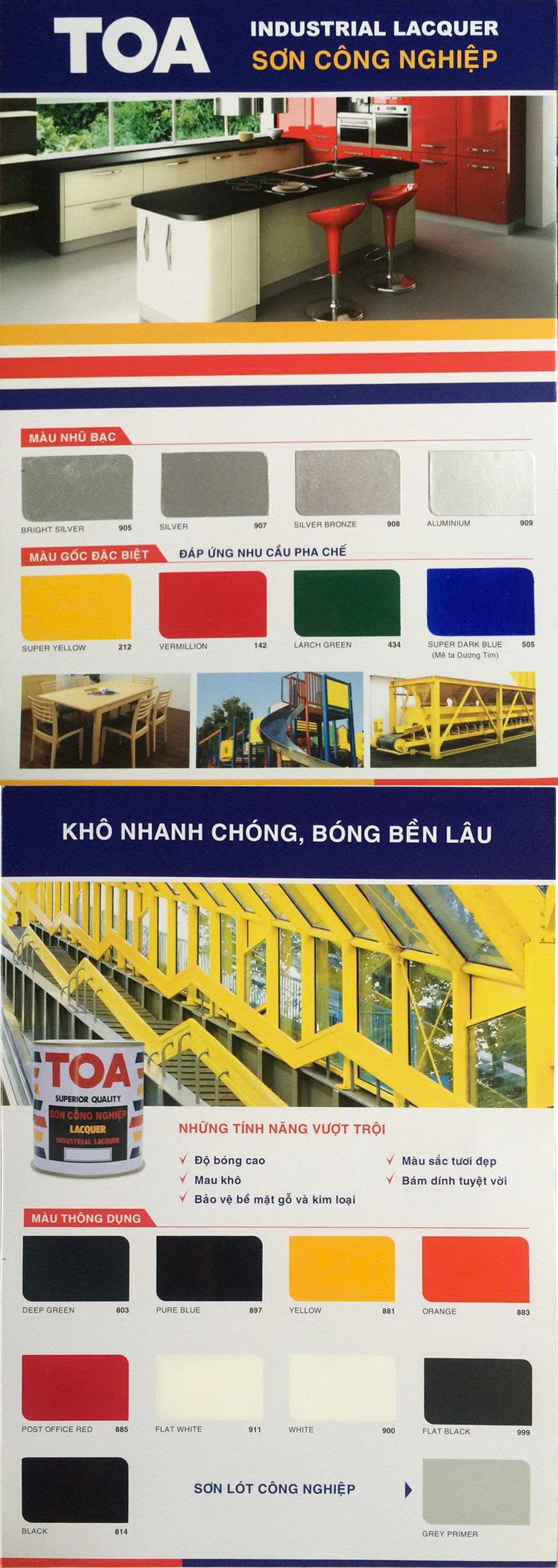 Sơn thơm công nghiệp TOA: Chống rỉ sét, bảo vệ tối ưu Sơn thơm công nghiệp TOA: Chống rỉ sét, bảo vệ tối ưu