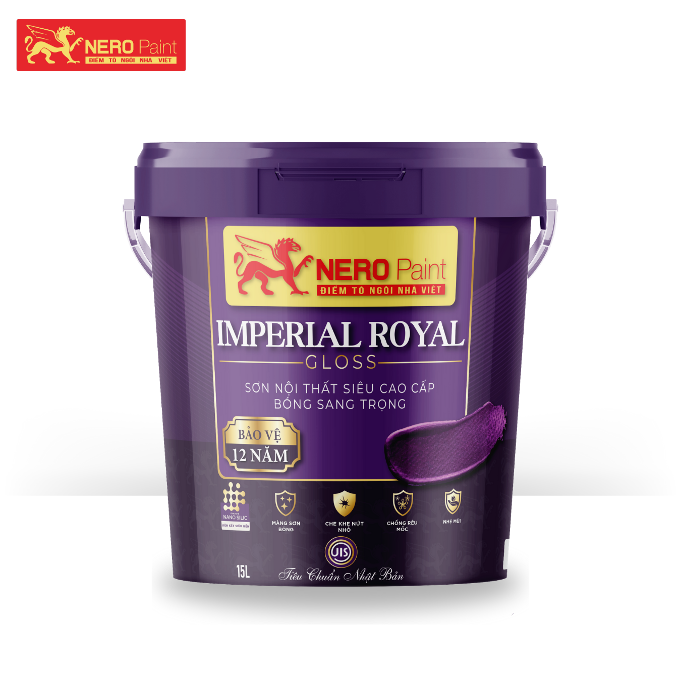 NERO IMPERIAL ROYAL INTERIOR – SƠN NỘI THẤT MÀNG SƠN BÓNG QUÝ PHÁI