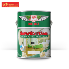 Sơn nội thất SUPER STAR CLEAN – Dễ lau chùi