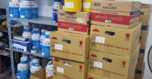 Đại lý bán sơn Rainbow 500 độ xám 18L uy tín