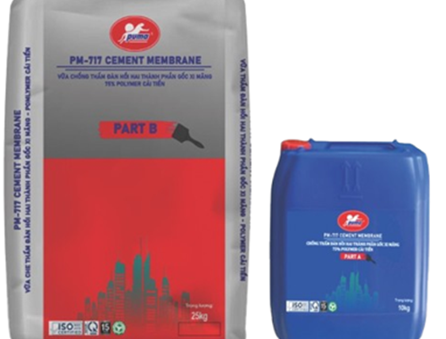 CHỐNG THẤM ĐÀN HỒI 2TP – 717 – PM CEMENT MEMBRANE 1 CHỐNG THẤM ĐÀN HỒI 2TP – 717 – PM CEMENT MEMBRANE 1