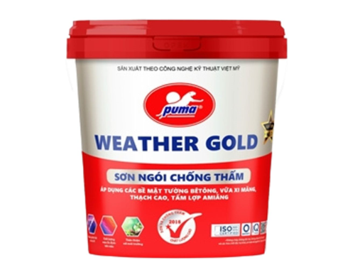 SƠN NGÓI CHỐNG THẤM WEATHER GOLD 1 SƠN NGÓI CHỐNG THẤM WEATHER GOLD 1